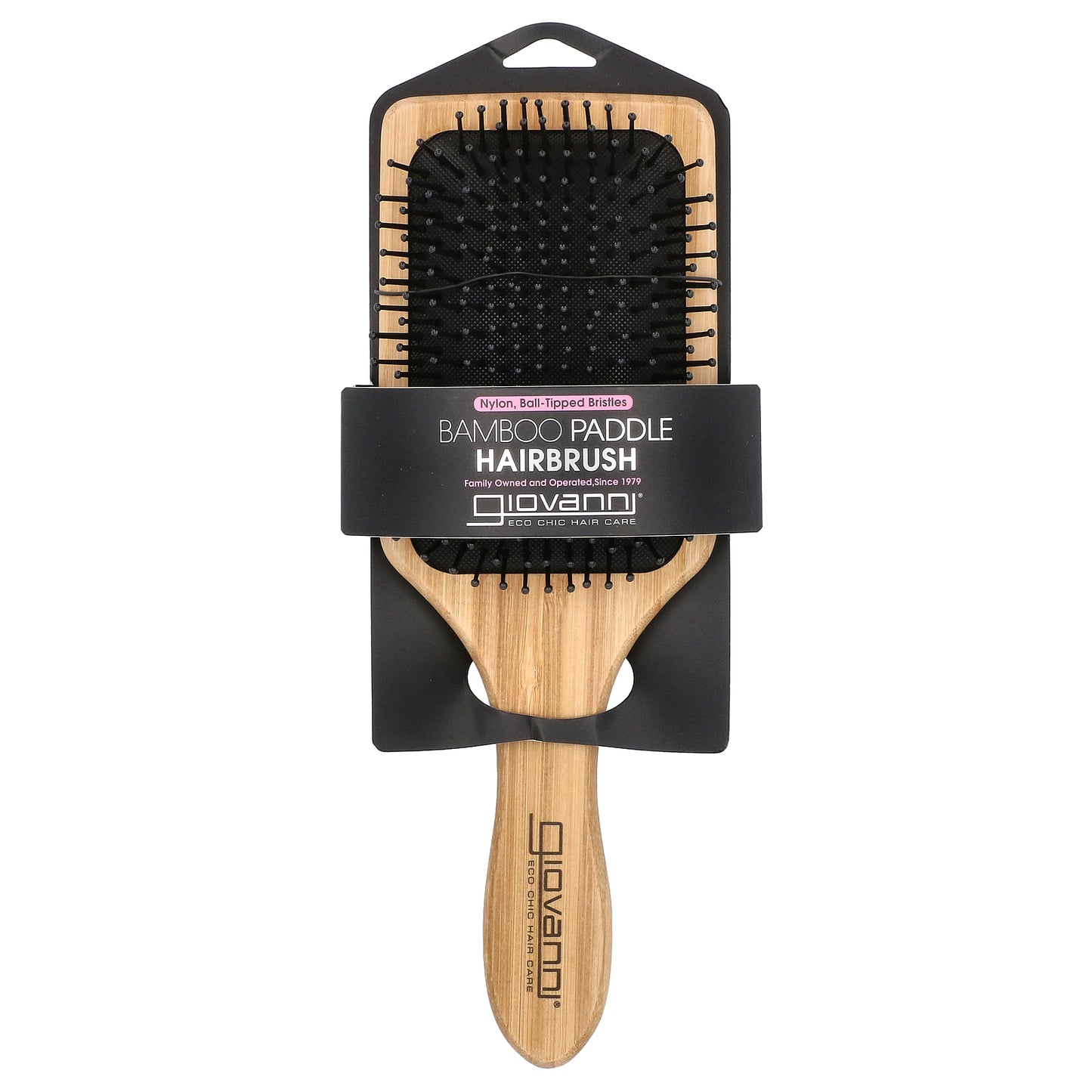 Giovanni, Bamboo Paddle Hairbrush, 1 Brush