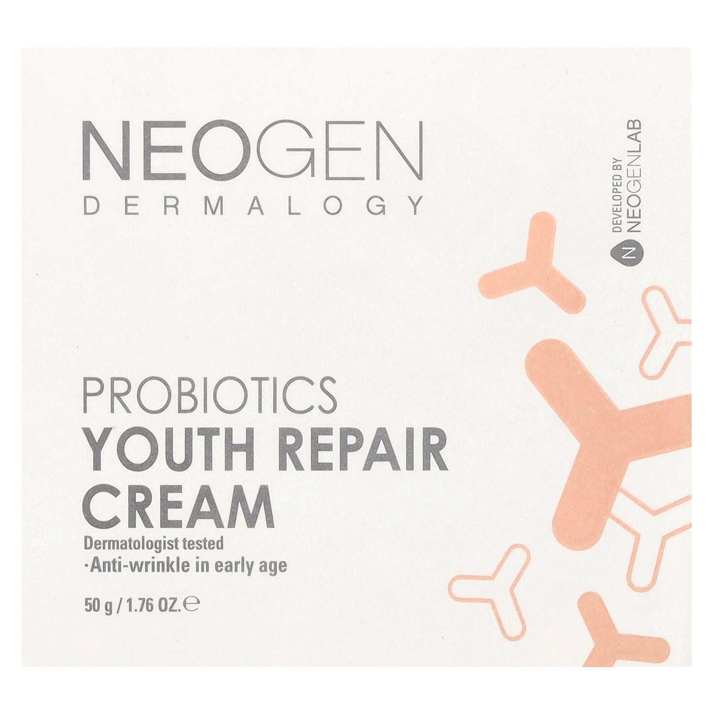 Neogen, Probiotics Youth Repair Cream, 1.76 oz (50 g)