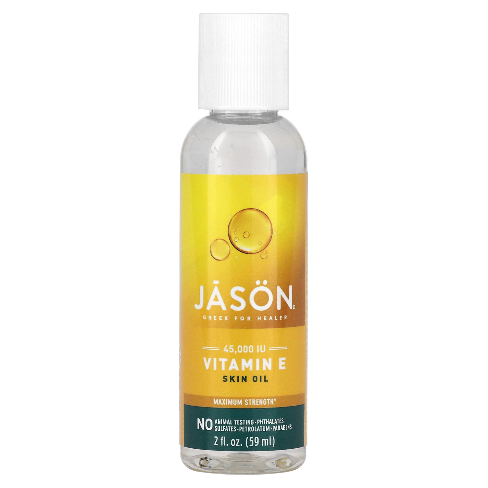 Jason Natural, Vitamin E Skin Oil, Maximum Strength , 45,000 IU, 2 fl oz (59 ml)