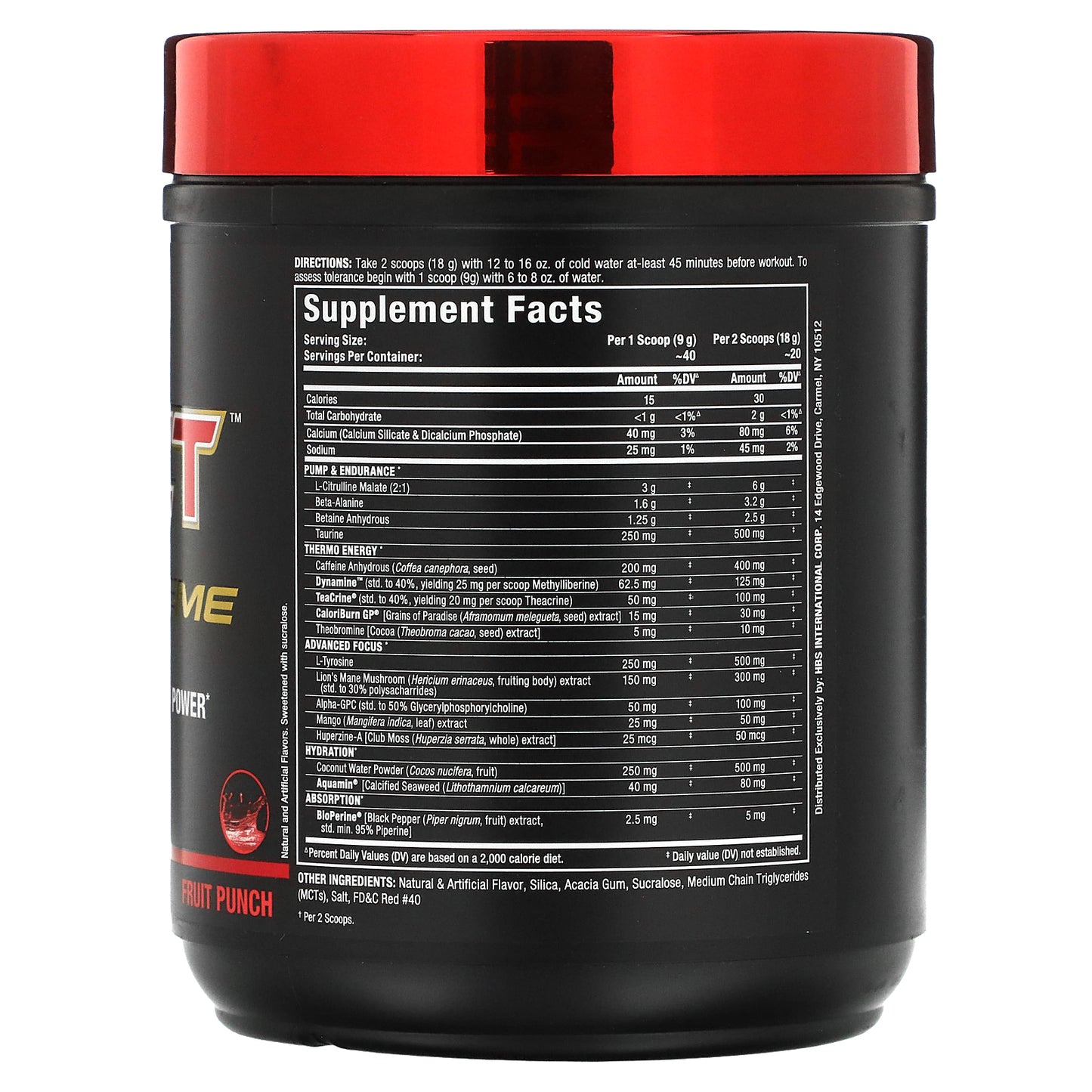 ALLMAX, IMPACT™ IGNITER XTREME, Pre-Workout, Fruit Punch, 12.7 oz (360 g)