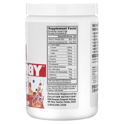 EVLution Nutrition, EAA Energy, Fruit Punch, 12.6 oz (357 g)