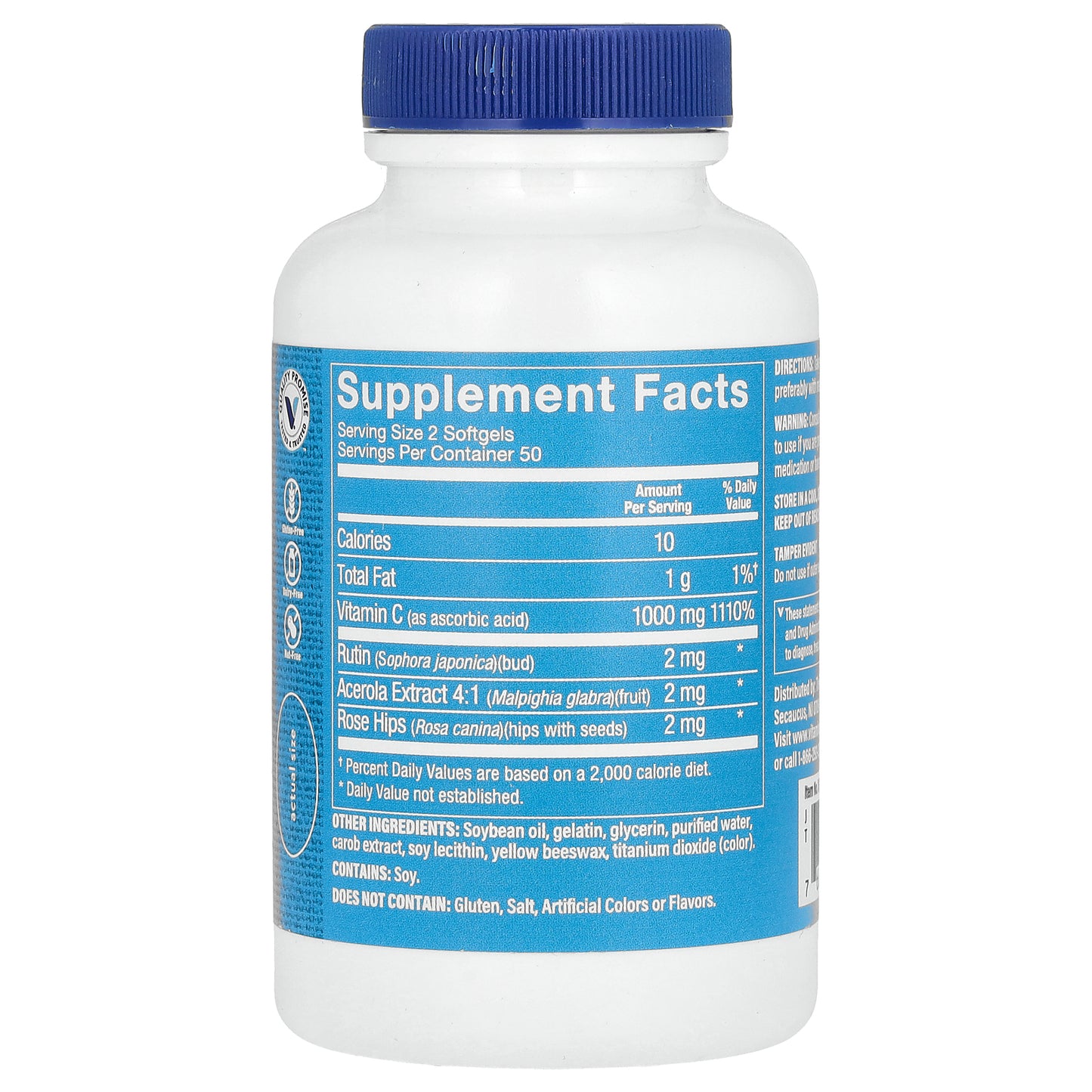 The Vitamin Shoppe, Vitamin C, 1,000 mg, 100 Softgels (500 mg per Softgel)