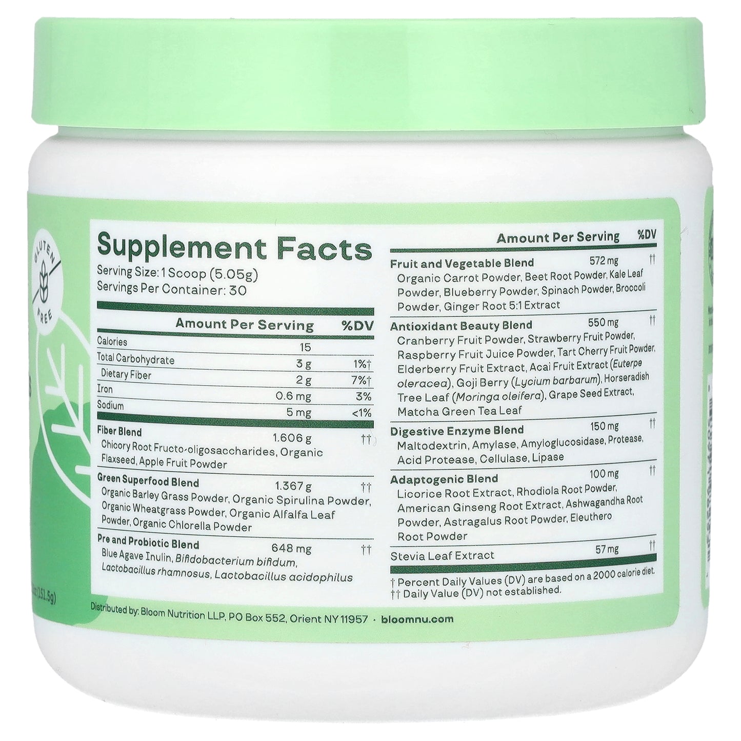 Bloom, Greens & Superfoods, Original , 5.3 oz (151.5 g)