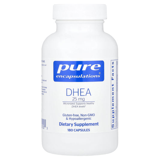 Pure Encapsulations, DHEA, 25 mg, 180 Capsules