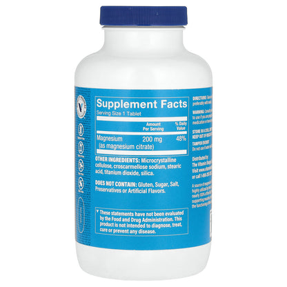 The Vitamin Shoppe, Magnesium Citrate, 200 mg, 300 Tablets