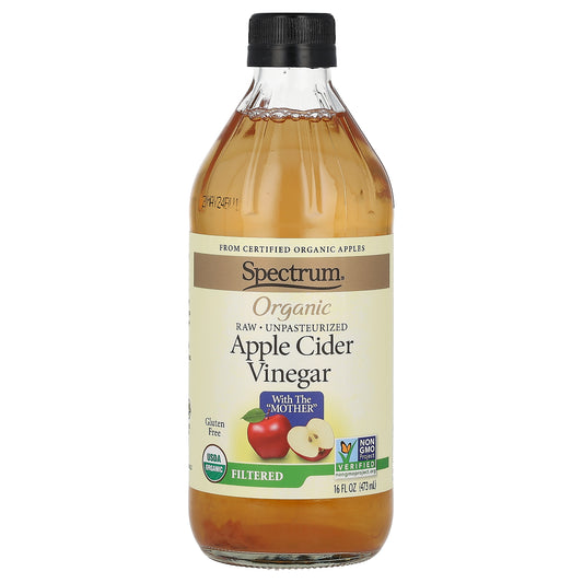 Spectrum Culinary, Organic Apple Cider Vinegar, Filtered, 16 fl oz (473 ml)