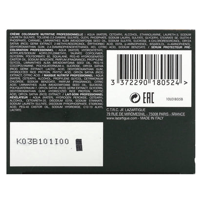 Lazartigue, Permanent Haircolor with Botanical Extracts, 6.30 Golden Dark Blond, 1 Application