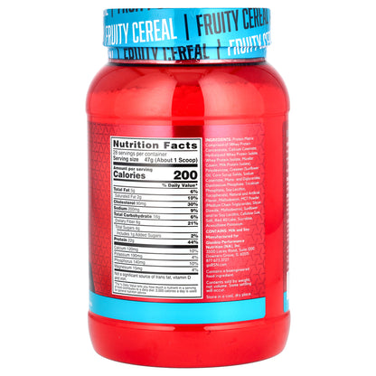 BSN, Syntha-6®, Protein Powder Drink Mix, Fruity Cereal, 2.91 lb (1.32 kg)