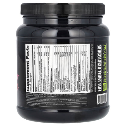 NutraBio, Intra Blast, Intra Workout Amino Fuel, Cherry Limeade, 1.56 lb (709 g)