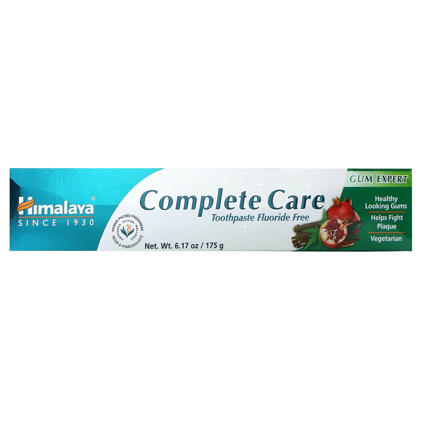 Himalaya, Complete Care Toothpaste Fluoride Free, Neem & Pomegranate, 6.17 oz (175 g)