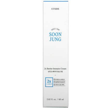 Etude, SoonJung, 2x Barrier Intensive Cream, 2.02 fl oz (60 ml)