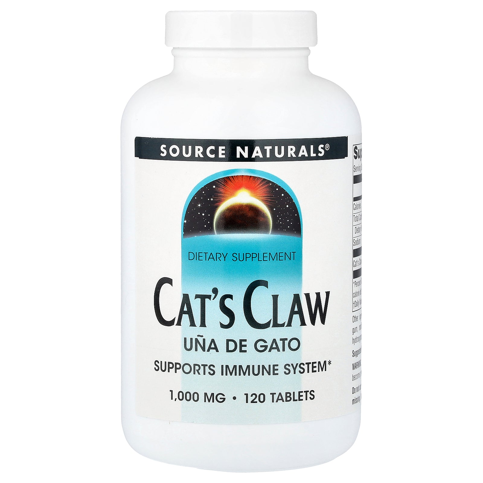 Source Naturals, Cat's Claw, 1,000 mg, 120 Tablets