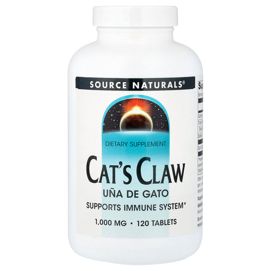 Source Naturals, Cat's Claw, 1,000 mg, 120 Tablets