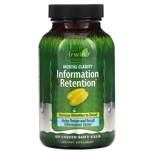 Irwin Naturals, Metal Clarity Information Retention, 60 Liquid Soft-Gels