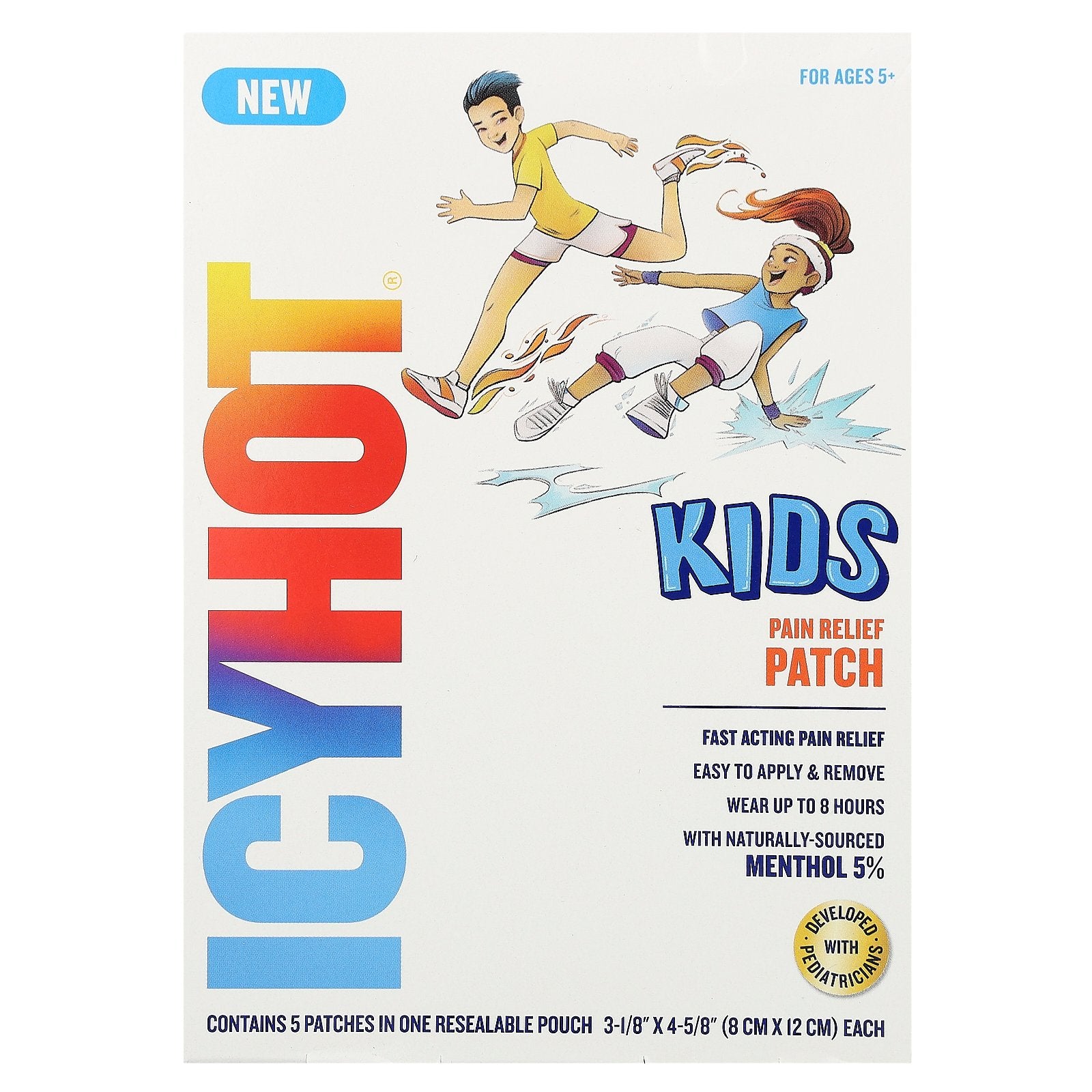 Icy Hot, Kids Pain Relief Patch, For Ages 5+, 5 Patches