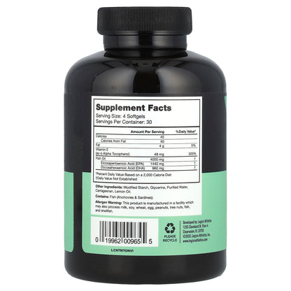 Legion Athletics, Triton Fish Oil, 120 Softgels