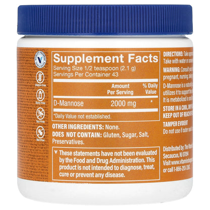 The Vitamin Shoppe, D-Mannose Powder, 3.2 oz (90.3 g)