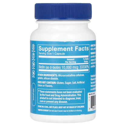 The Vitamin Shoppe, Biotin, 10,000 mcg, 120 Capsules