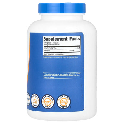 Nutricost, Bee Pollen, 240 Capsules (500 mg per Capsule)
