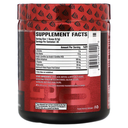 Jacked Factory, Nitro Surge, Shred Thermogenic Pre-Workout, Watermelon, 7.09 oz (201 g)