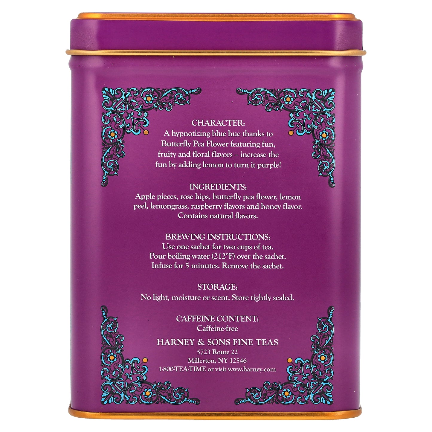 Harney & Sons, HT Tea Blends, Indigo Punch, 20 Sachets, 1.4 oz (40 g)