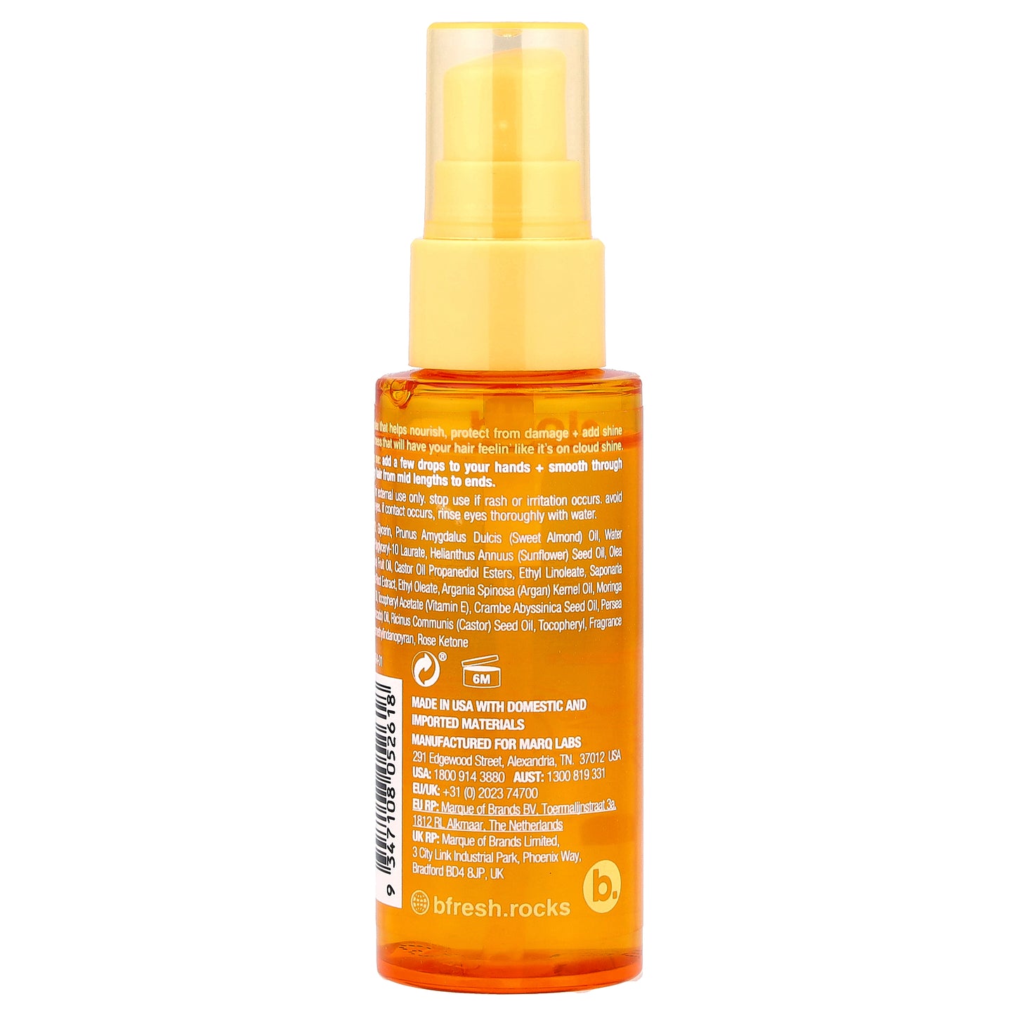 b.fresh, On Cloud Shine, Restorative Lux Oil Complex, Mighty Mango, 1.6 fl oz (47 ml)