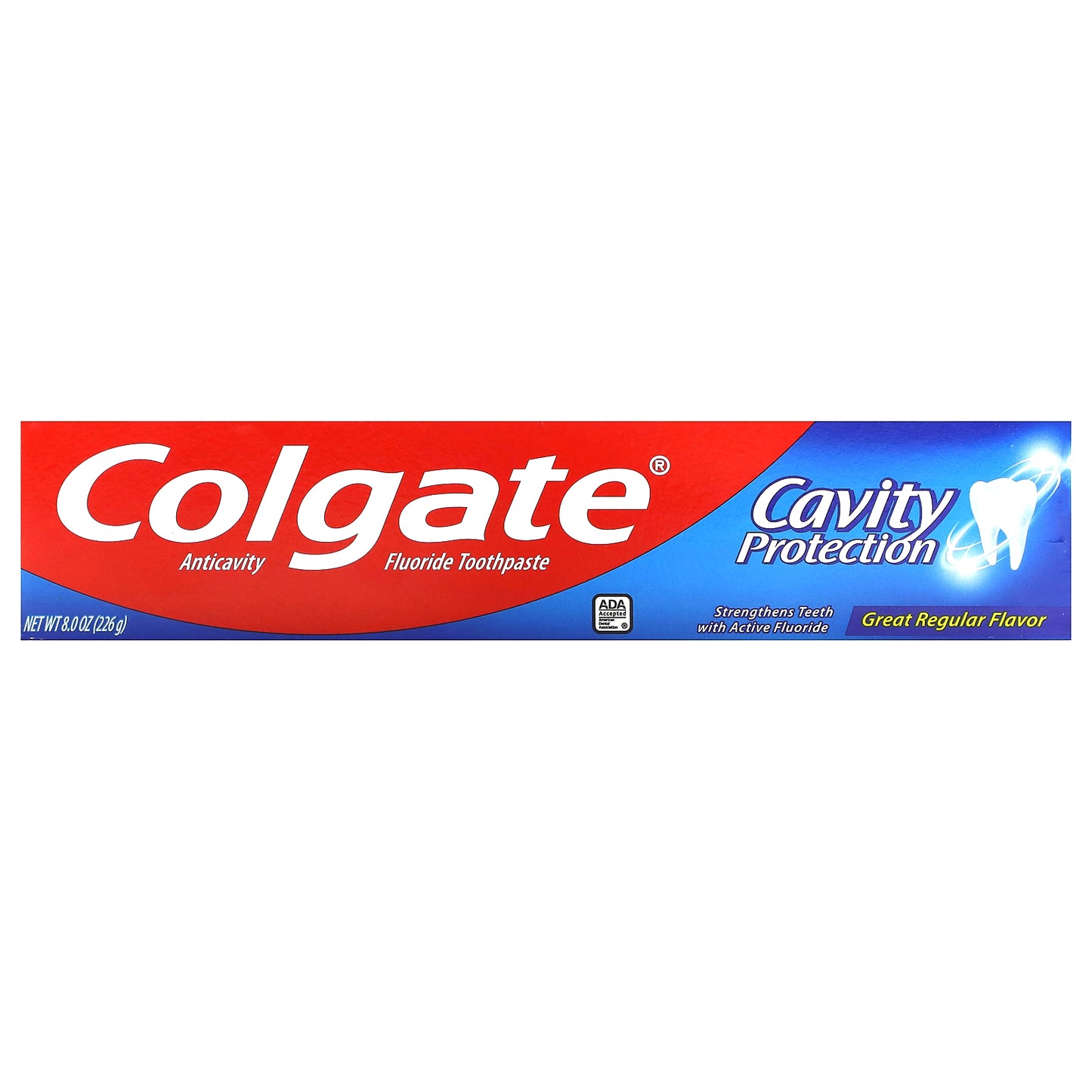 Colgate, Cavity Protection, Anticavity Fluoride Toothpaste, Great Regular, 8 oz (226 g)
