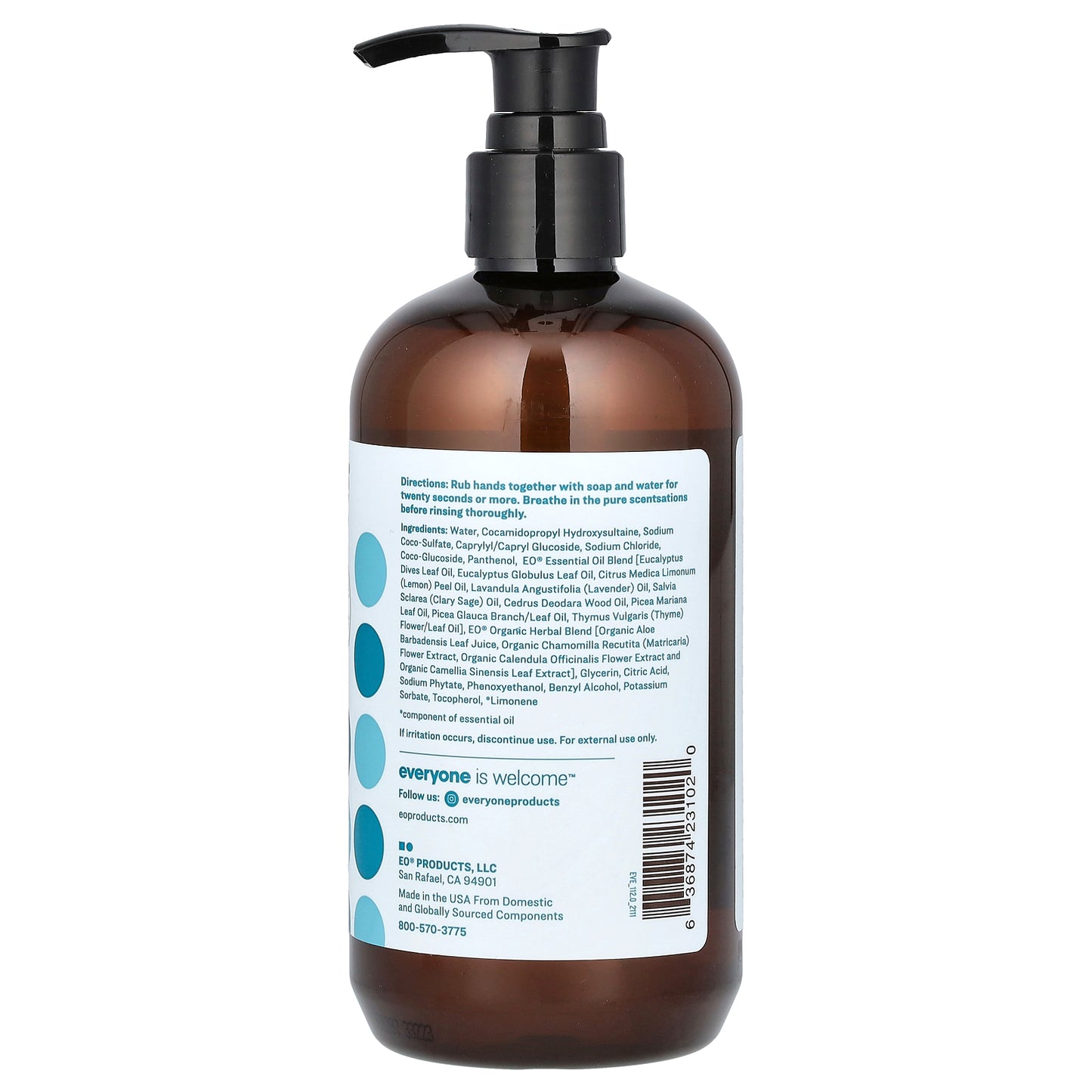 Everyone, Hand Soap, Pacific Eucalyptus, 12.75 fl oz (377 ml)