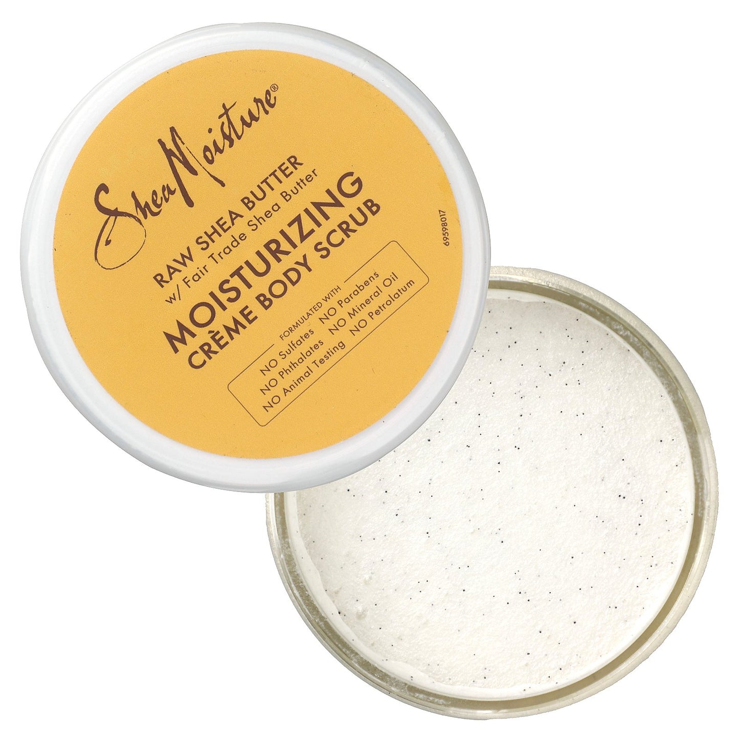 SheaMoisture, Raw Shea Butter, Moisturizing Crème Body Scrub, 11.3 oz (320 g)