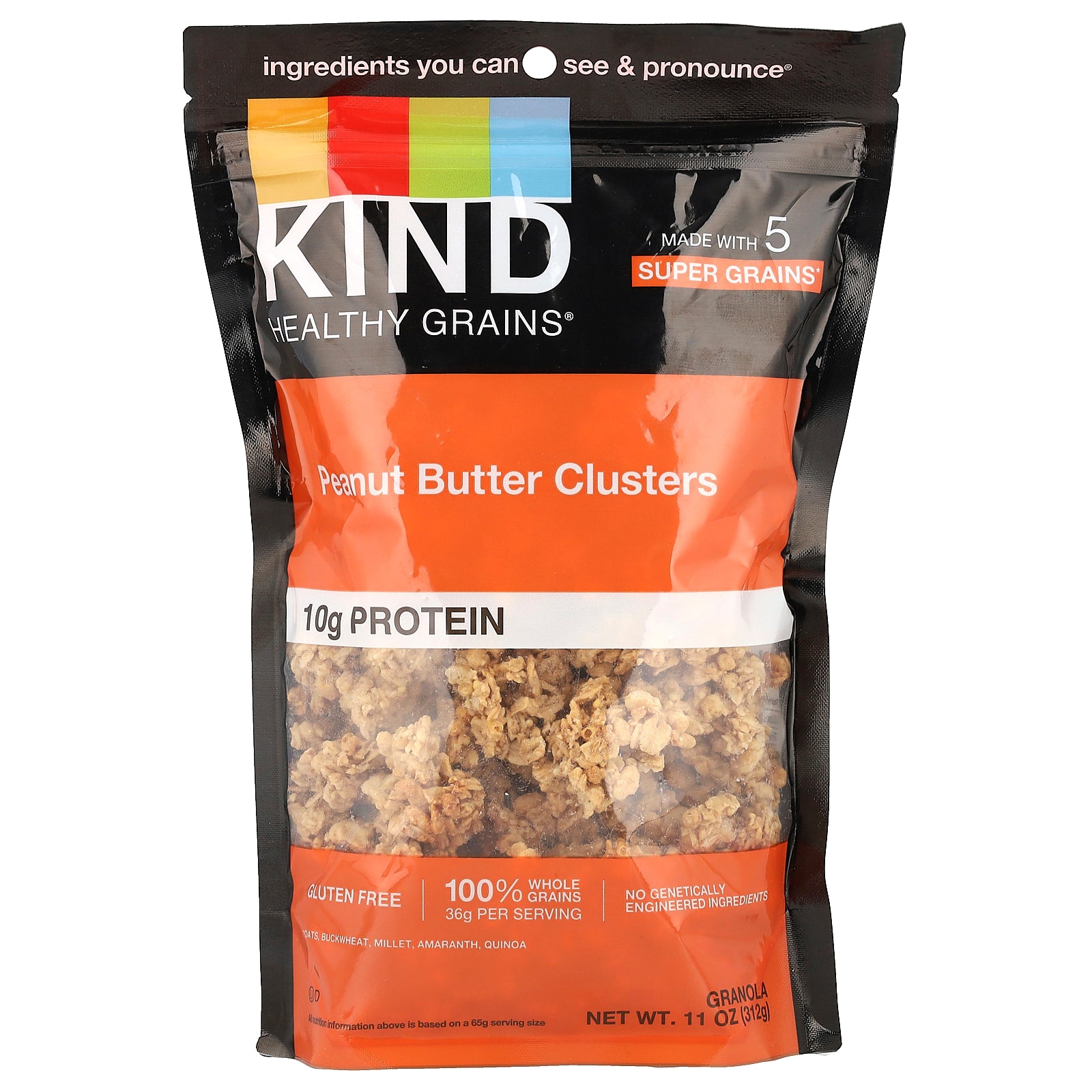 KIND Bars, Healthy Grains®, Granola Clusters, Peanut Butter, 11 oz (312 g)