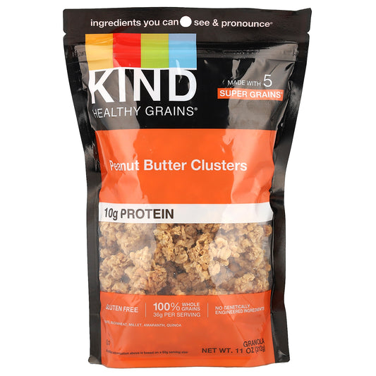 KIND Bars, Healthy Grains®, Granola Clusters, Peanut Butter, 11 oz (312 g)
