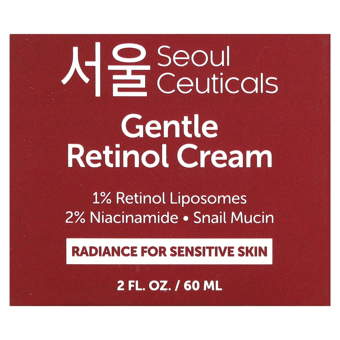 SeoulCeuticals, Gentle Retinol Cream, 2 fl oz (60 ml)