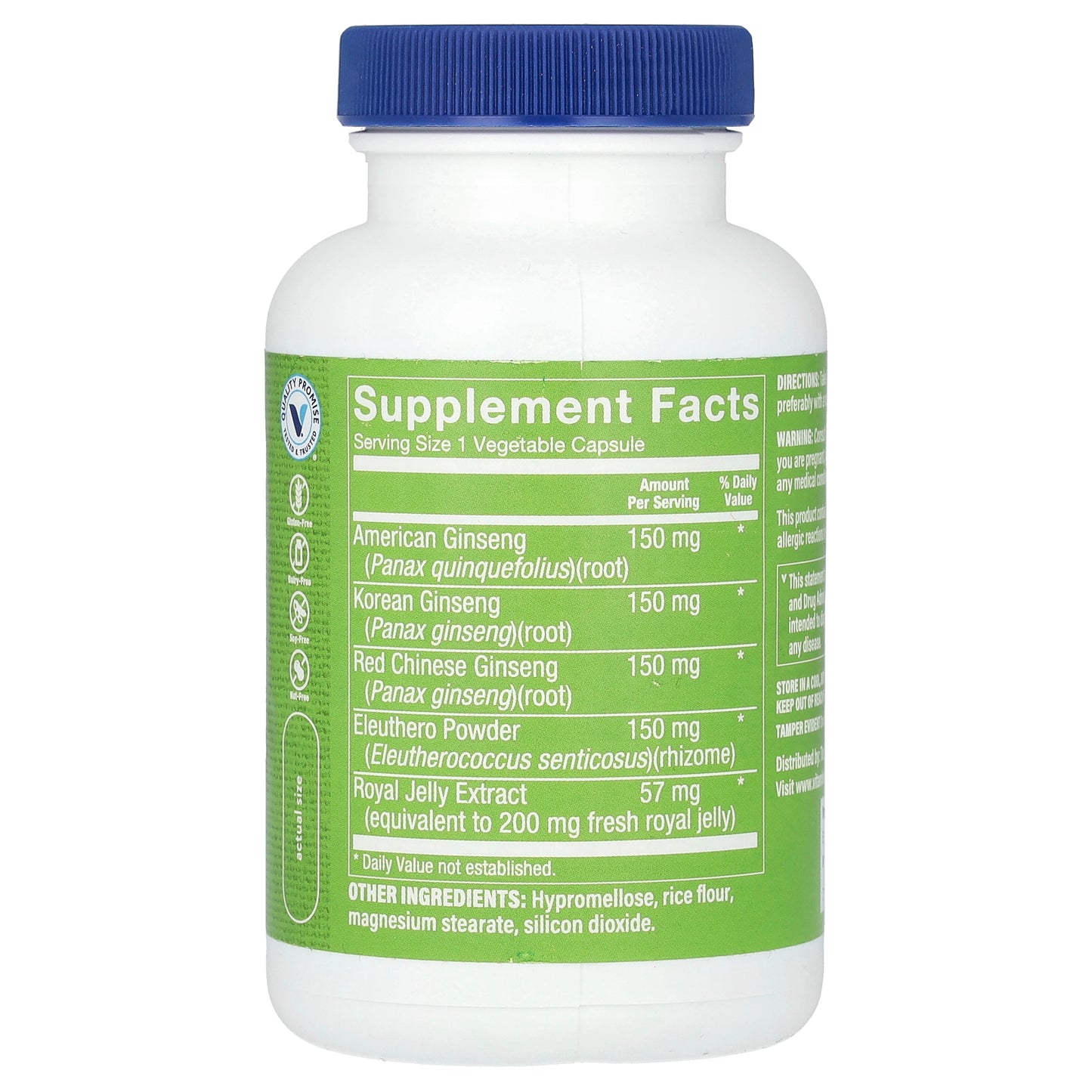 The Vitamin Shoppe, Ginseng Complex, 120 Vegetable Capsules