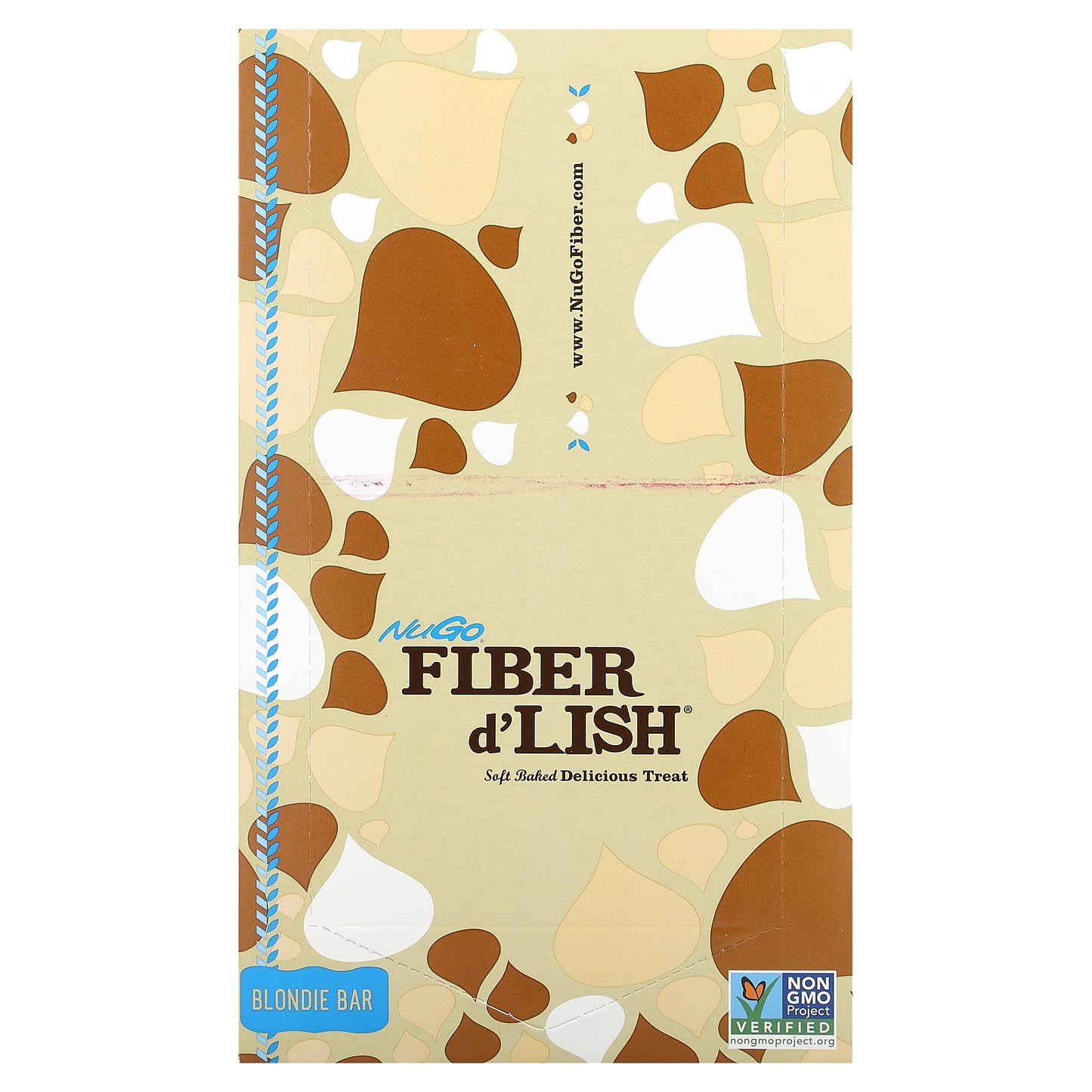 NuGo Nutrition, Fiber d' Lish, Blondie Bar, 16 Bars, 1.6 oz (45 g) Each