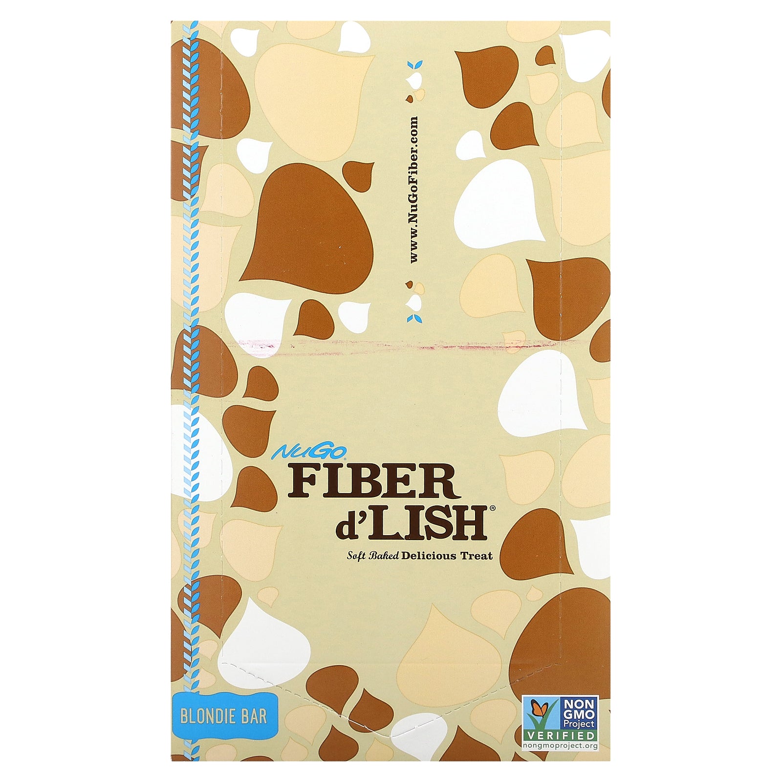 NuGo Nutrition, Fiber d' Lish, Blondie Bar, 16 Bars, 1.6 oz (45 g) Each