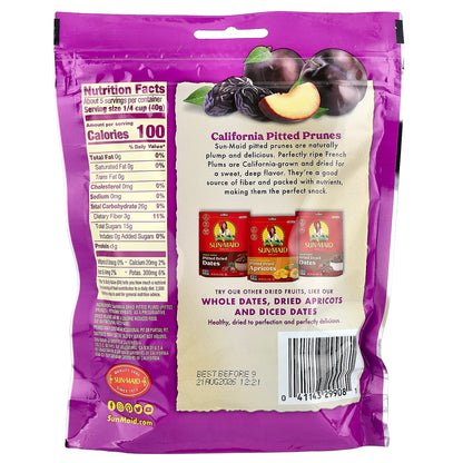 Sun-Maid, California Whole Pitted Prunes, Dried Plums, 7 oz (198 g)