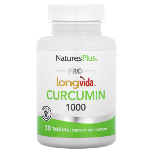 NaturesPlus, Pro Longvida Curcumin 1000, 30 Tablets