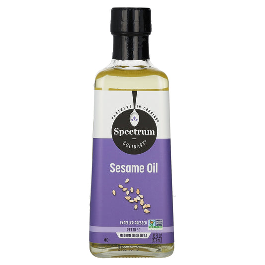 Spectrum Culinary, Sesame Oil, Refined , 16 fl oz (473 ml)