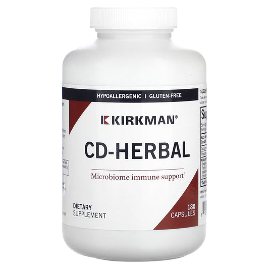 Kirkman Labs, CD-Herbal, 180 Capsules