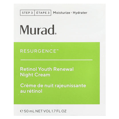 Murad, Resurgence, Retinol Youth Renewal Night Cream, 1.7 fl oz (50 ml)