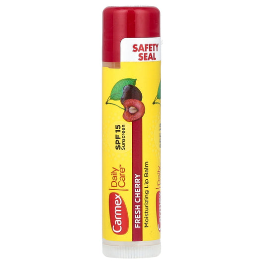 Carmex, Daily Care®, Moisturizing Lip Balm, SPF 15, Fresh Cherry, 0.15 oz (4.25 g)