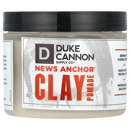 Duke Cannon Supply Co., News Anchor® Clay Pomade , 4.6 oz (130 g)