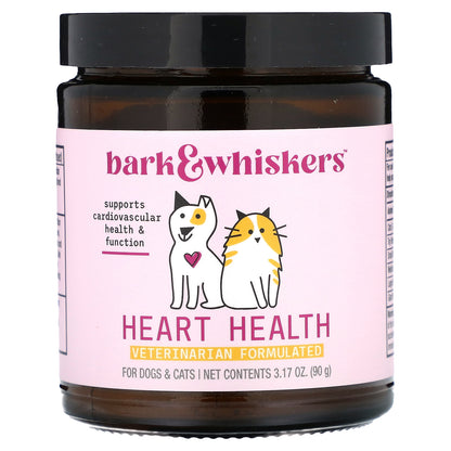 Dr. Mercola, Bark & Whiskers™, Heart Health, For Dogs & Cats, 3.17 oz (90 g)