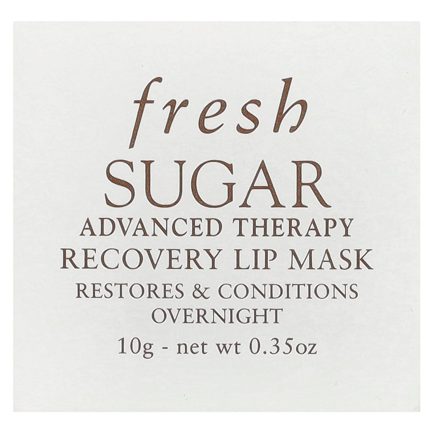 Fresh, Sugar Advanced Therapy Recovery Lip Mask, 0.35 oz (10 g)