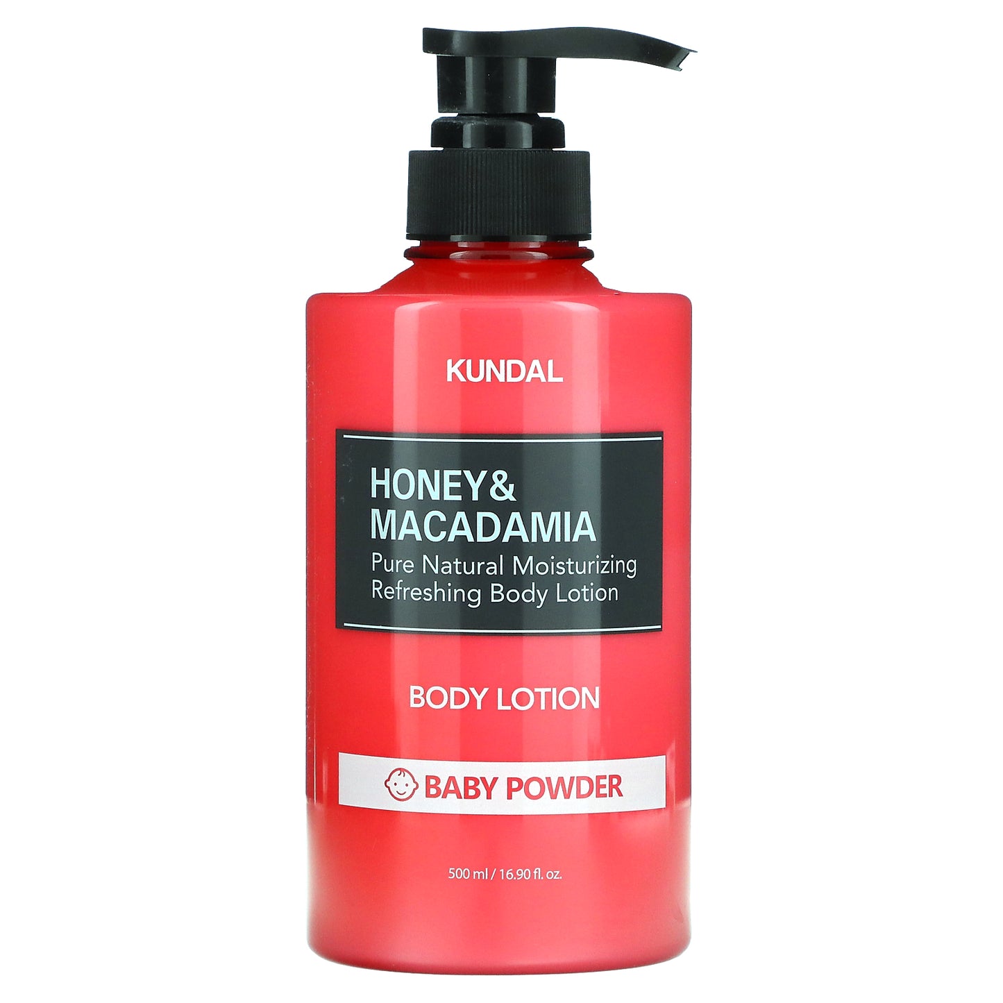 Kundal, Honey & Macadamia, Body Lotion, Baby Powder, 16.9 fl oz (500 ml)