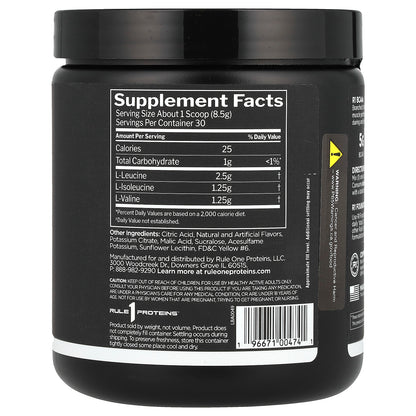 Rule One Proteins, BCAA, Orange, 8.99 oz (255 g)