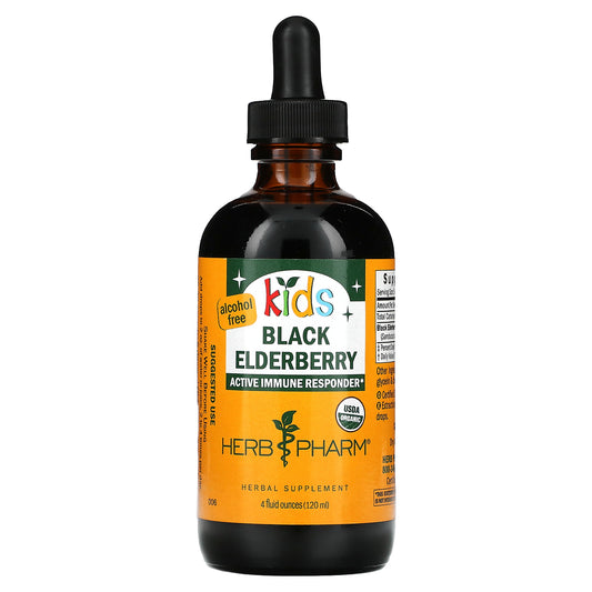 Herb Pharm, Kids, Black Elderberry, Alcohol Free, 246 mg, 4 fl oz (120 ml)