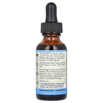 Eclectic Herb, Ashwagandha Extract, 1 fl oz (30 ml)