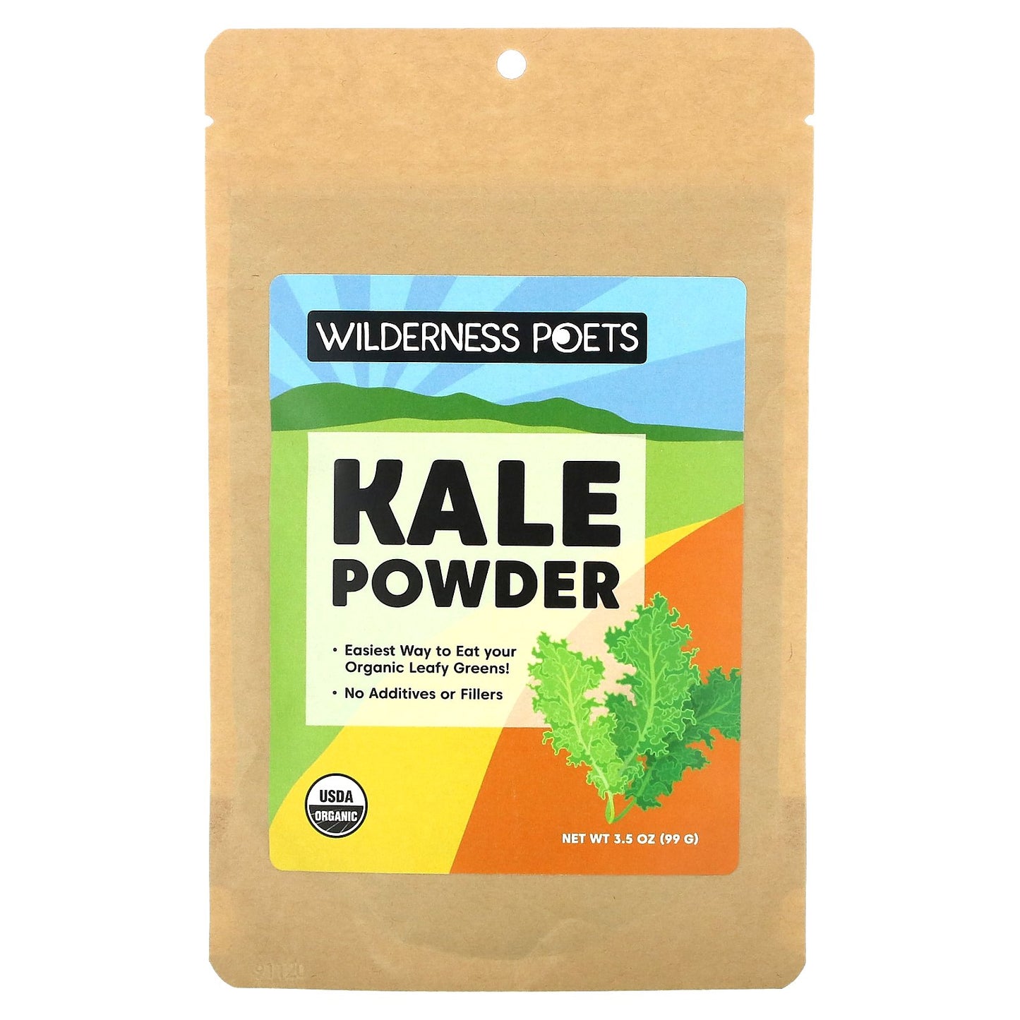 Wilderness Poets, Organic Kale Powder, 3.5 oz (99 g)