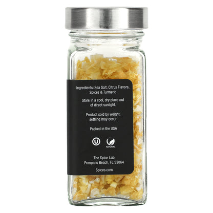 The Spice Lab, Cyprus Lemon Flake Sea Salt, 2.2 oz (62 g)